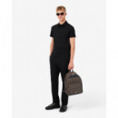 Mochila Mono Slate Black Shitake  LACOSTE