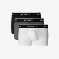 Tripack Boxer Noir/blanc-plomb  LACOSTE