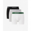 TRIPACK BOXER NOIR/BLANC-ARGENT CHINE
