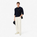 JERSEY CABLE KNIT MARINE/VERT