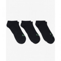 Tripack Tobilleros Noir  LACOSTE