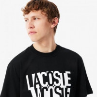 Camiseta C/redondo Logo Noir  LACOSTE