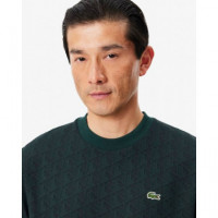 Camiseta C/redondo Monogram Varech Fonce  LACOSTE
