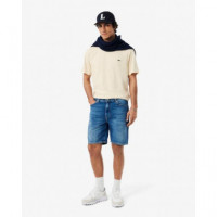 Camiseta Manga Corta  Naturel Clair  LACOSTE