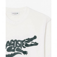 Camiseta Manga Corta Logo Blanc  LACOSTE