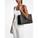 MD EW TZ TOTE W CHARM BLACK