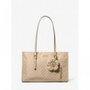 MD EW TZ TOTE W CHARM KHAKI