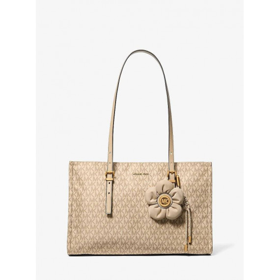 MD EW TZ TOTE W CHARM KHAKI