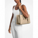 MD EW TZ TOTE W CHARM KHAKI
