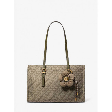 MD EW TZ TOTE W CHARM LODEN