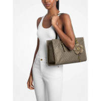 MD EW TZ TOTE W CHARM LODEN