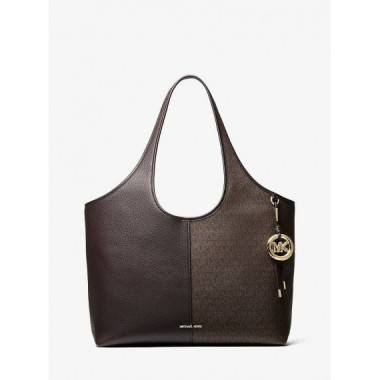 LG SHOPPER TOTE CHOCOLATE