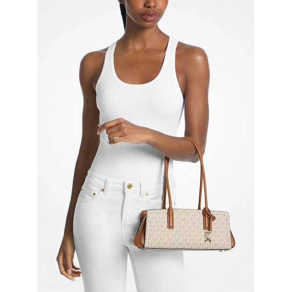 SM EW SHOULDER TOTE VANILLA/ACRN