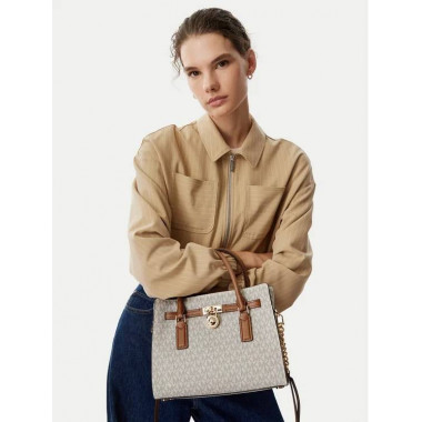 SM SATCHEL VANILLA/ACRN