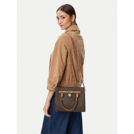 SM SATCHEL BRN/ACORN