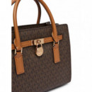 SM SATCHEL BRN/ACORN