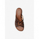 ERIKA FLAT SANDAL BROWN