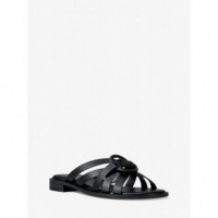 Erika Flat Sandal Black  MICHAEL KORS