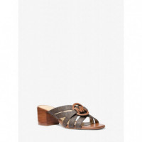 Erika Mid Sandal Brown  MICHAEL KORS