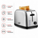 Tostadora Inoxidable 2 Rebanadas LARRYHOUSE 950W