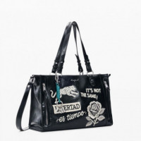 Desigual Bolso shopper en color negro 26WAXPA7-2000