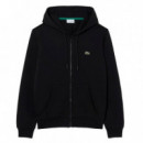 Sudadera de Felpa con Cremallera de Corte Clásico  LACOSTE