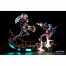 Pack de 2 Estatuas Vi y Jinx League Of Legends 1/6  PURE ARTS
