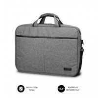 Maletín SUBBLIM Elite 15.6 Poliéster Gris (3ELB010)