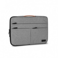 Funda SUBBLIM Air Padding 360 14 Gris (SUBLS-AP36002)
