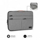 Funda SUBBLIM Air Padding 360 14 Gris (SUBLS-AP36002)