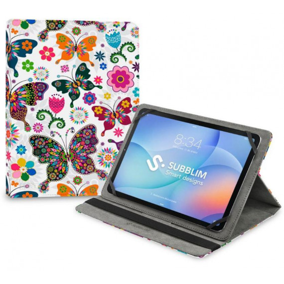 Funda SUBBLIM Trendy Case Mariposas para Tablet 9.6-11 (SUBCUT-4TC017)