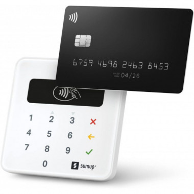 Sumup Air Lector de Tarjetas de Cr&eacute;dito Port&aacute;til Bluetooth para Chip y Pin