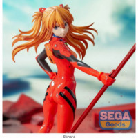 Figura Asuka Shikinami Langley X Spear Of Longinus Evangelion  SEGA