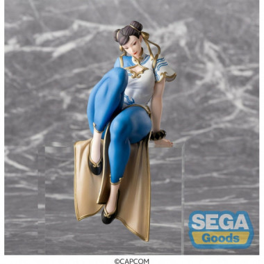 Figura Chun-Li Sentada Street Fighter VI 14 cm