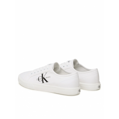 Sneaker Calvin Klein vulcanized blanco crema