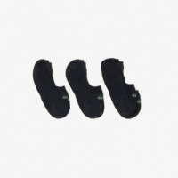 Tripack Calc Invisibles Noir  LACOSTE