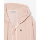 Hoodie Monogram Mansia/sisal  LACOSTE