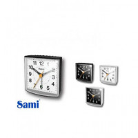 SAMI Reloj Despertador Analogico S-9989L con Luz  y Silencioso Surtido Colores