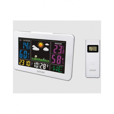 DENVER Estacion Metereologica WS-540 Exterior/Interior Blanco