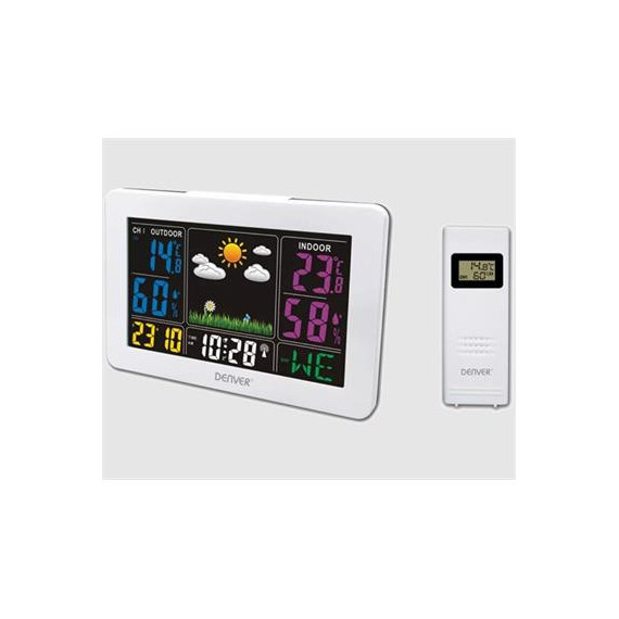 DENVER Estacion Metereologica WS-540 Exterior/Interior Blanco