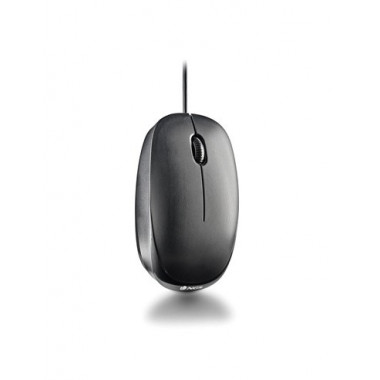 NGS Raton Optico Con Cable Tipo C FLAME-C Negro