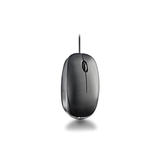 NGS Raton Optico Con Cable Tipo C FLAME-C Negro