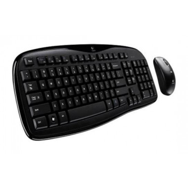Teclado + Raton LOGITECH Desktop MK250 Inalambrico Black