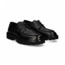 Blucher Wallabee Piel Negro  HUGO BOSS