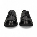 Blucher Wallabee Piel Negro  HUGO BOSS