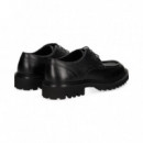 Blucher Wallabee Piel Negro  HUGO BOSS