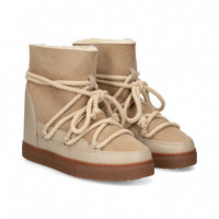 Botín Deportivo Piel Beige  INUIKII