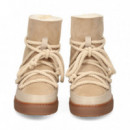 Botín Deportivo Piel Beige  INUIKII