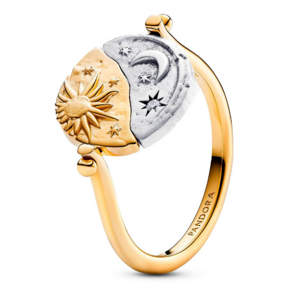 Anillo Medallón Reversible Sol y Luna 164810C01
