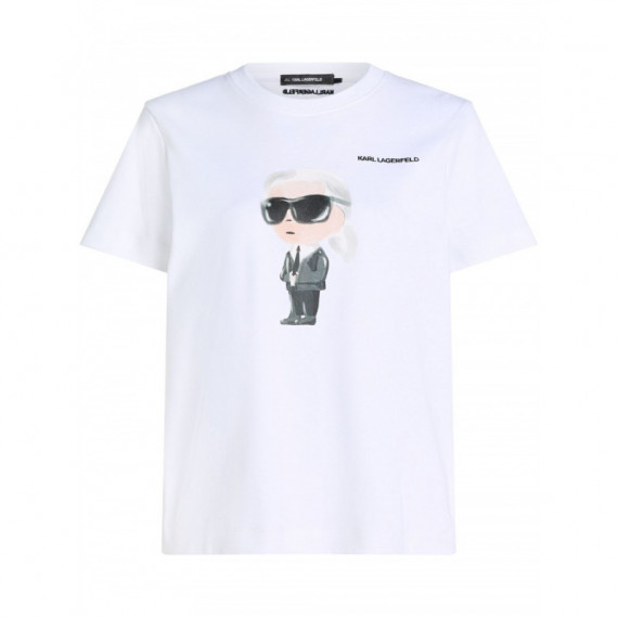 KARL LAGERFELD - ikon aquarelle k t shirt - 100 - A1W17130/100